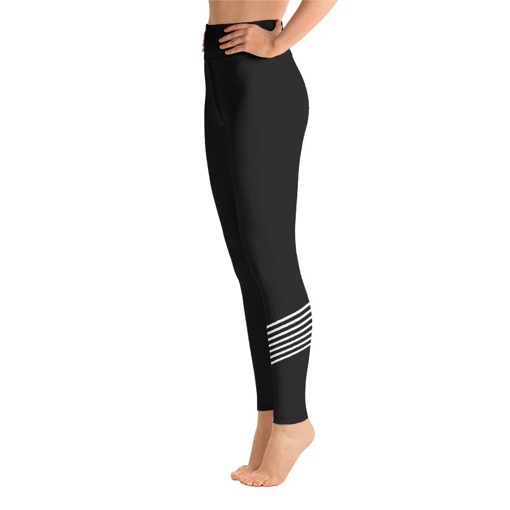 Snooty Fox Art Yoga Leggings - Yoga Logo