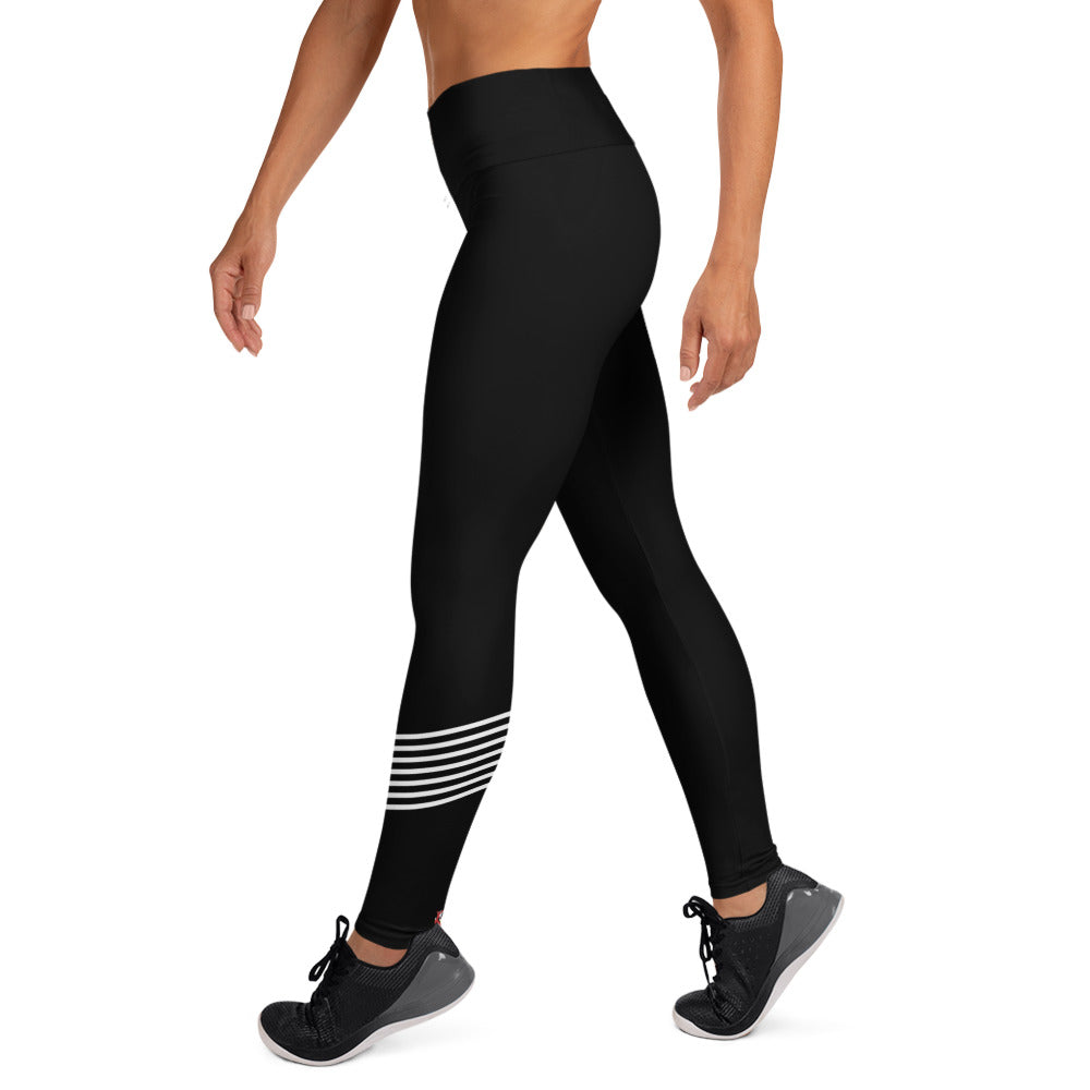 Snooty Fox Art Yoga Leggings - Yoga Logo