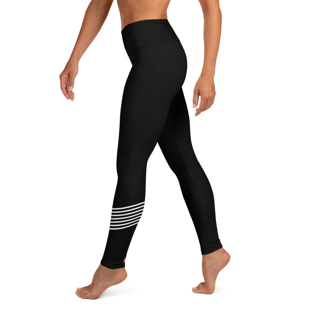 Snooty Fox Art Yoga Leggings - Yoga Logo