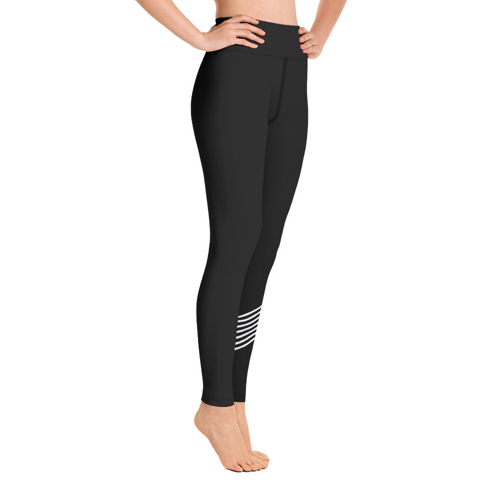 Snooty Fox Art Yoga Leggings - Yoga Logo