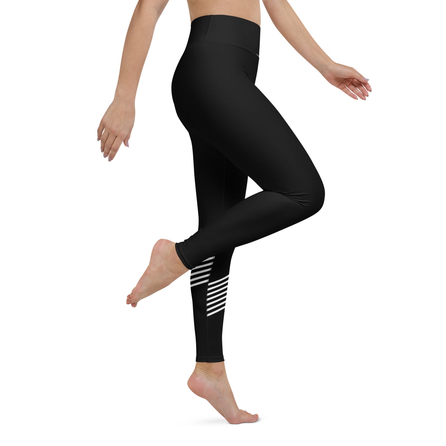 Snooty Fox Art Yoga Leggings - Yoga Logo