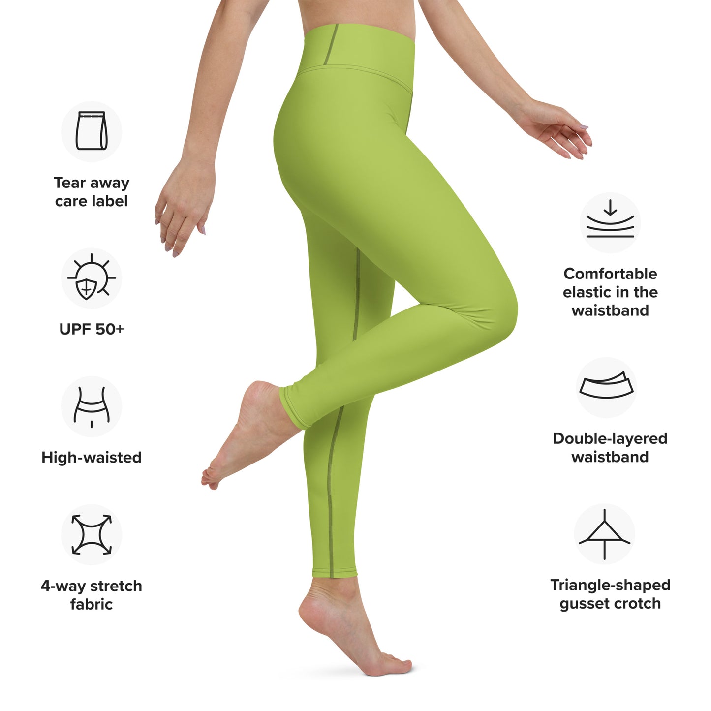 Snooty Fox Art Yoga Leggings - Love Bird Tone / Logo