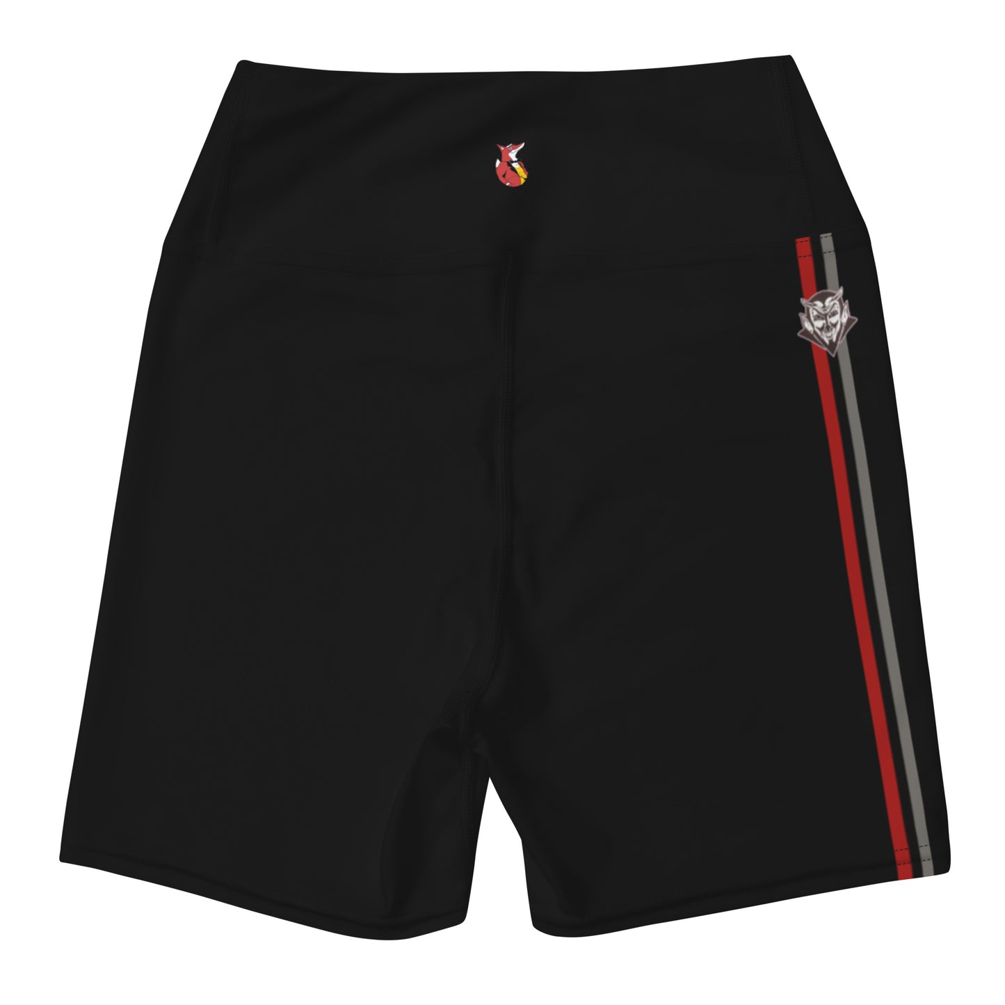 Snooty Fox Art Yoga Shorts - Devil Logo