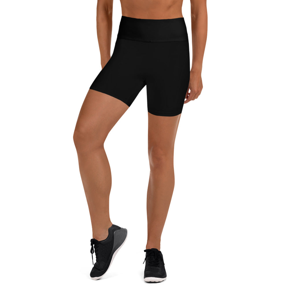 Snooty Fox Art Yoga Shorts - Devil Logo