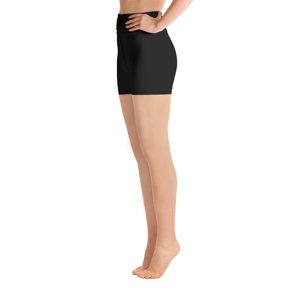 Snooty Fox Art Yoga Shorts - Devil Logo