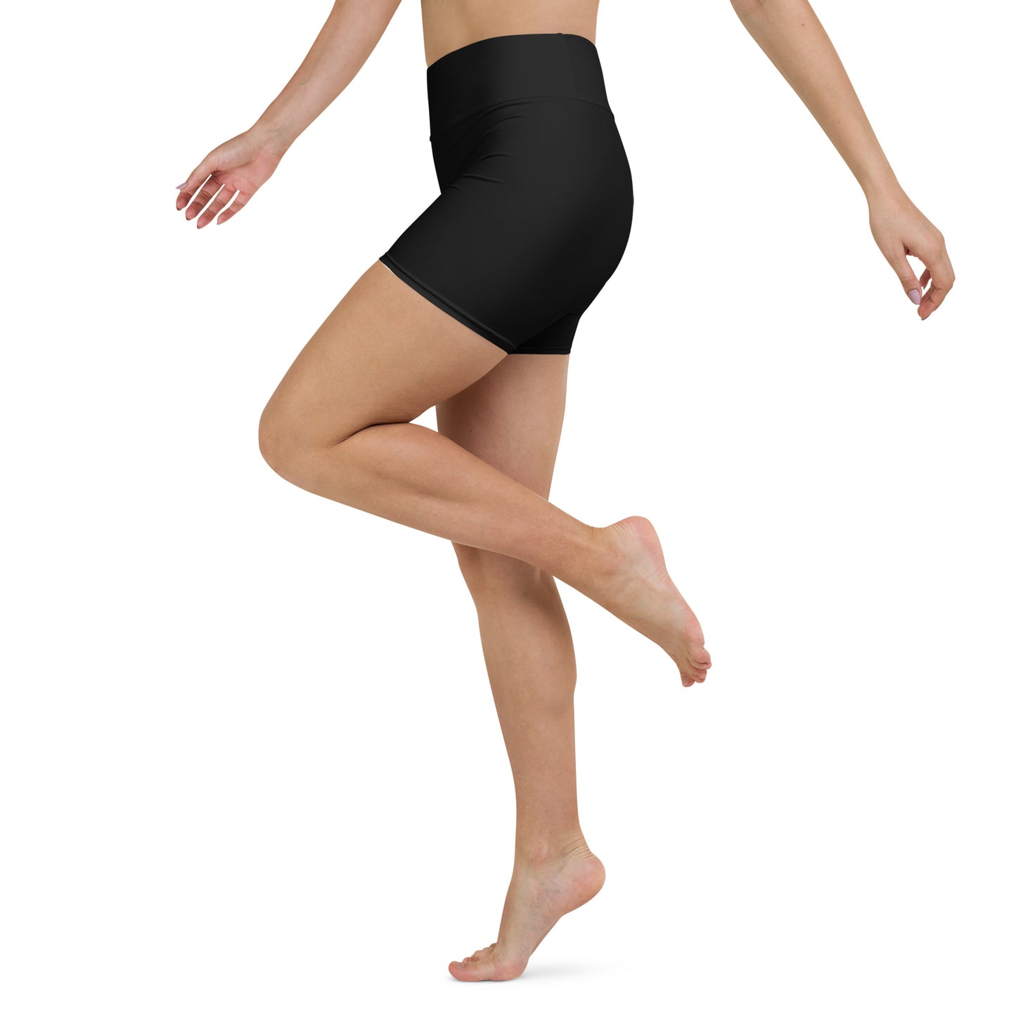 Snooty Fox Art Yoga Shorts - Devil Logo