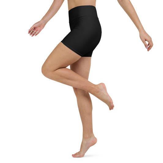 Snooty Fox Art Yoga Shorts - Devil Logo
