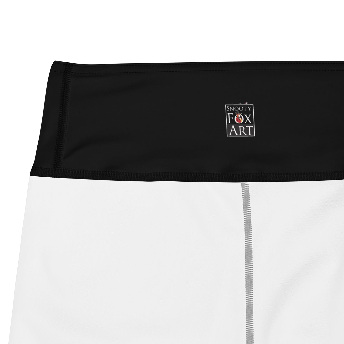 Snooty Fox Art Yoga Shorts - Devil Logo