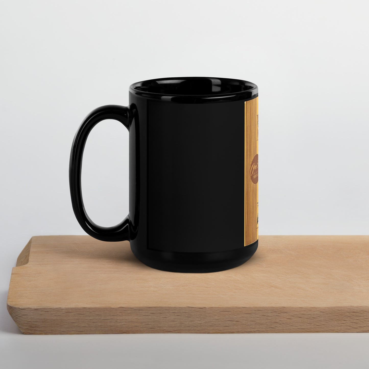 Snooty Fox Art Glossy Mug - Pee-Chee Pattern