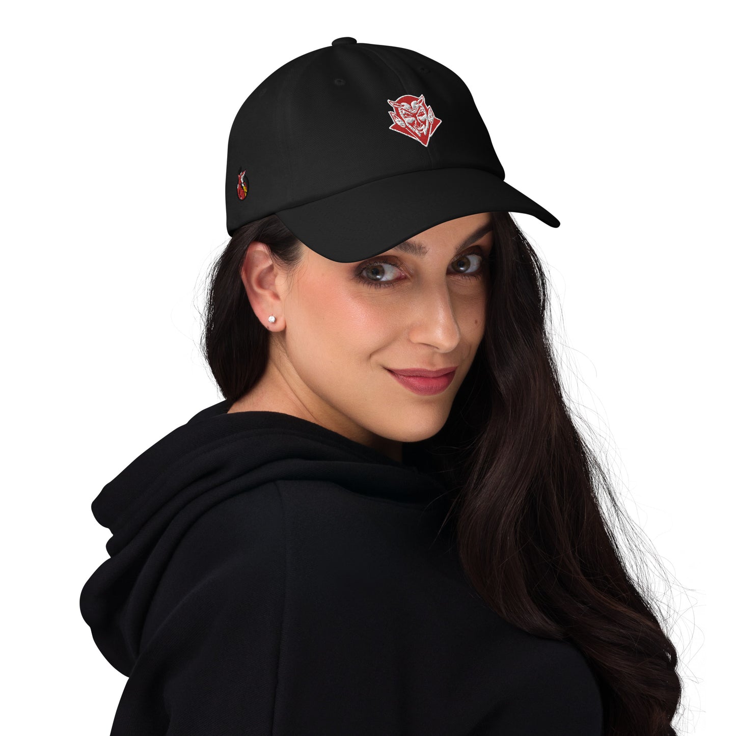 Snooty Fox Art Dad Hat - Red Devil Logo
