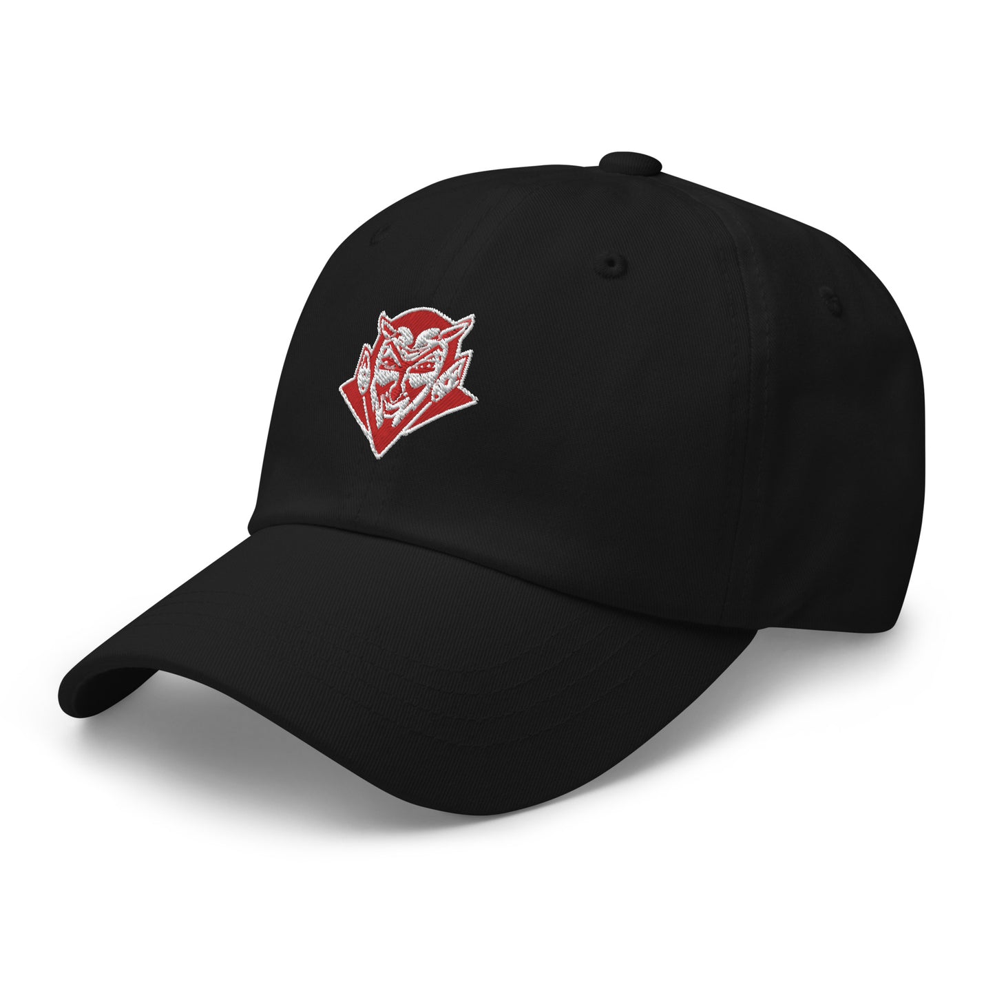Snooty Fox Art Dad Hat - Red Devil Logo