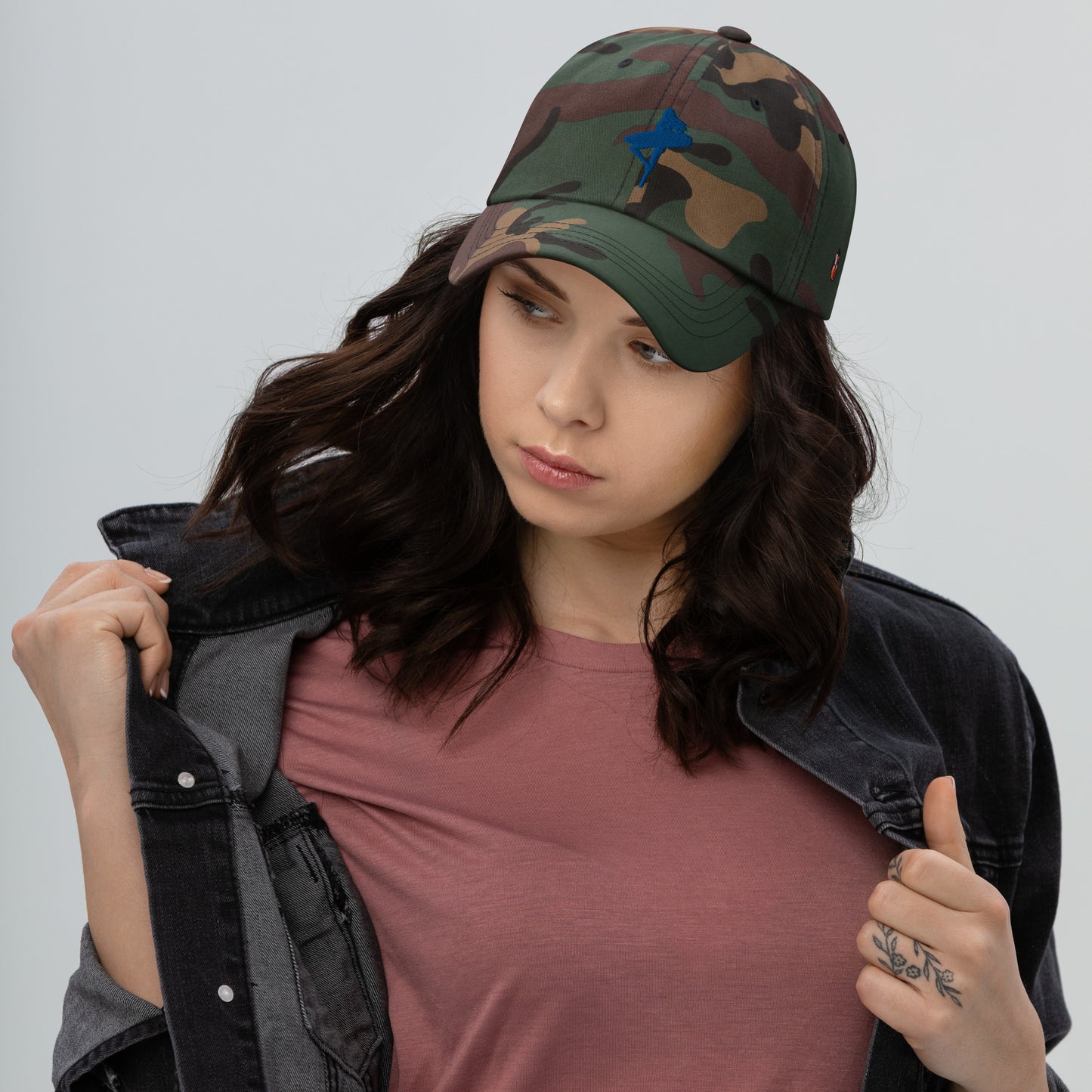 Snooty Fox Art Dad Hat - Surfer Girl Logo