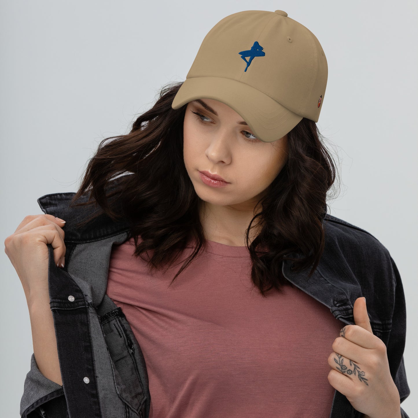 Snooty Fox Art Dad Hat - Surfer Girl Logo