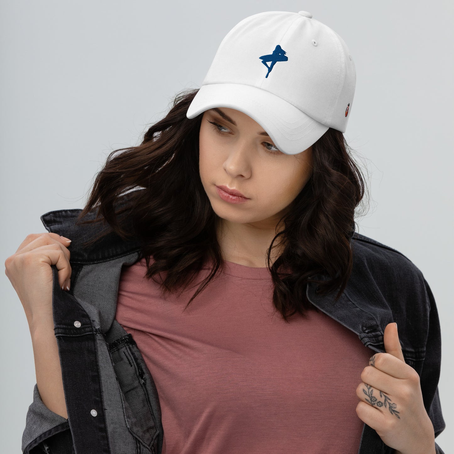 Snooty Fox Art Dad Hat - Surfer Girl Logo