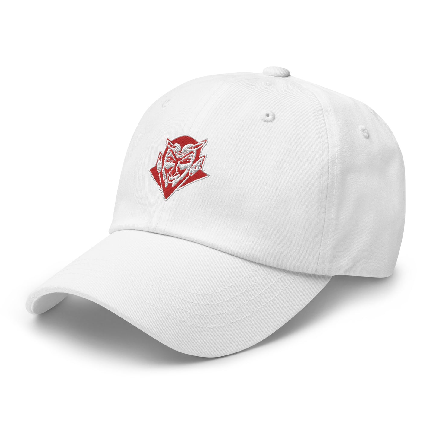 Snooty Fox Art Dad Hat - Red Devil Logo
