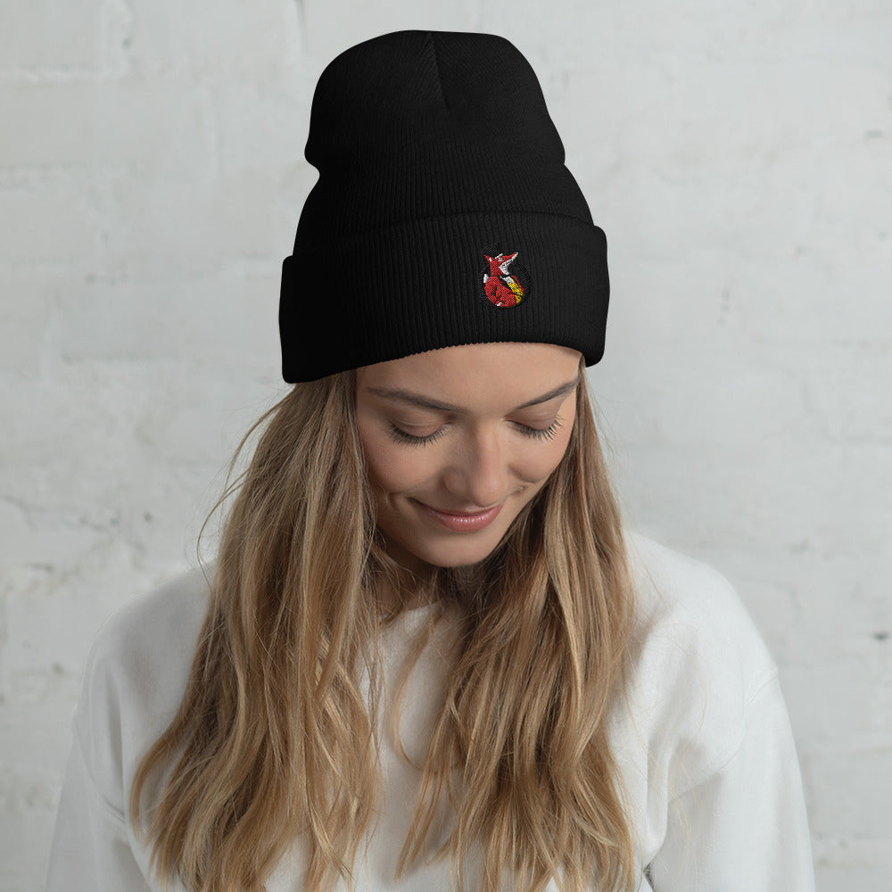 Snooty Fox Art Cuffed Beanie - Snooty Fox Art Logo
