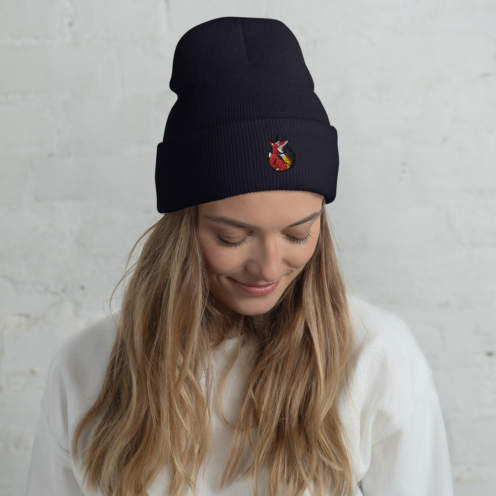 Snooty Fox Art Cuffed Beanie - Snooty Fox Art Logo