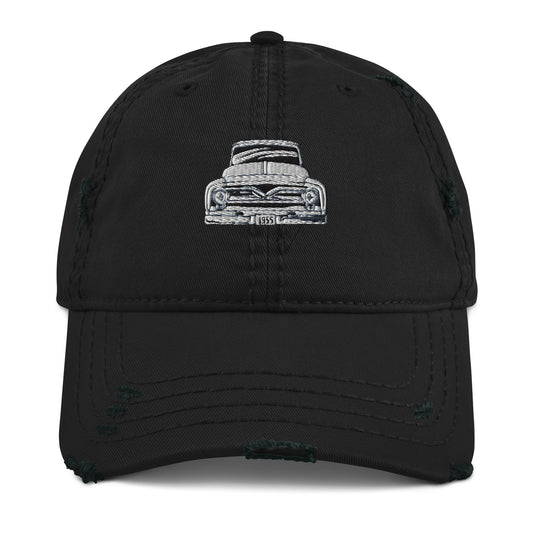 Snooty Fox Art Distressed Dad Hat - f-100