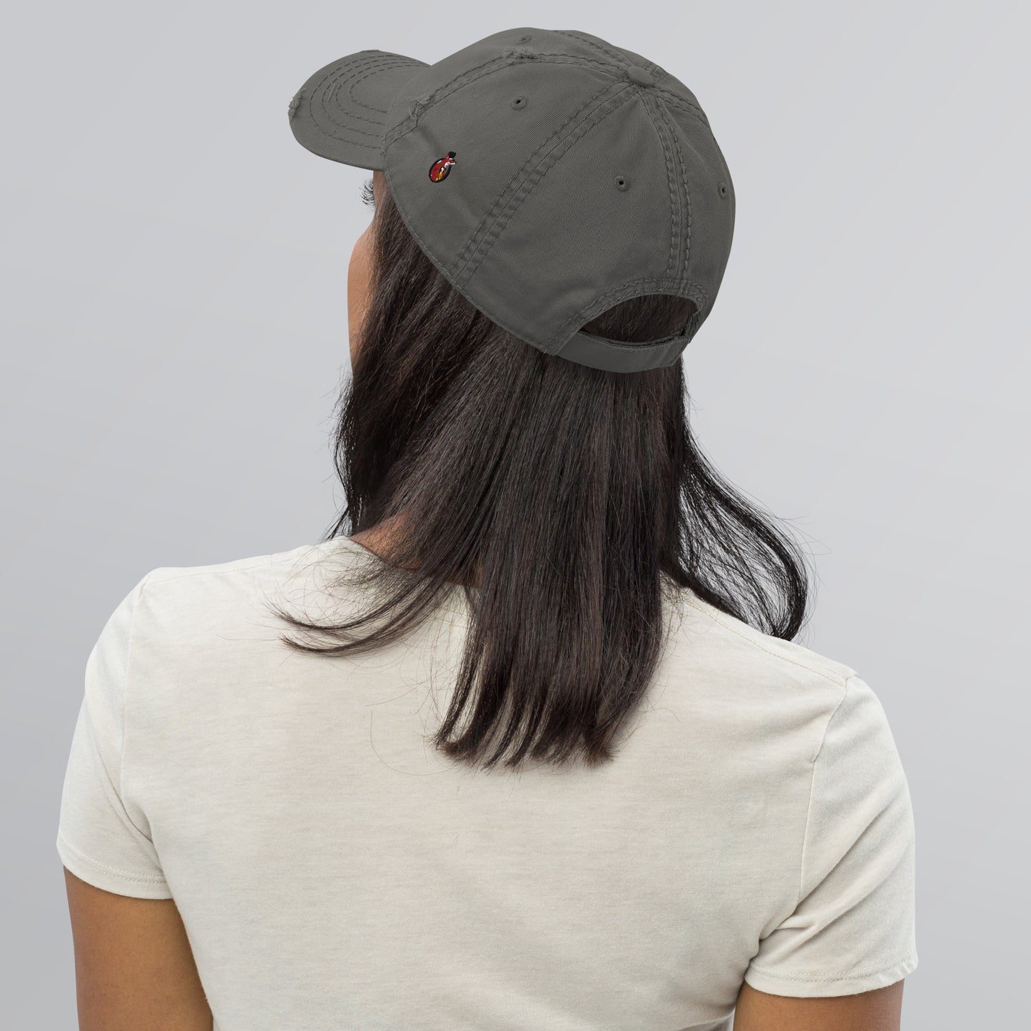 Snooty Fox Art Distressed Dad Hat - f-100