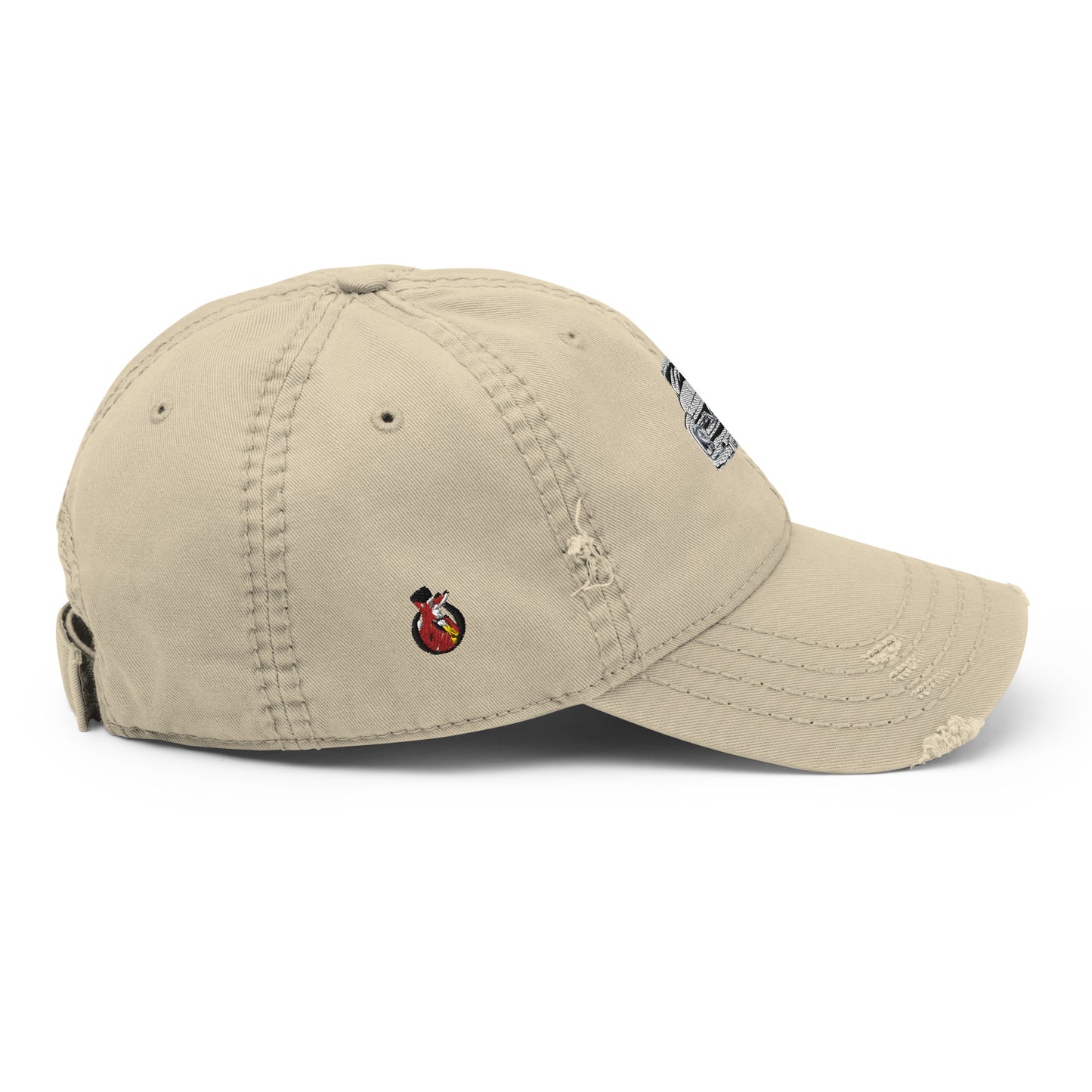 Snooty Fox Art Distressed Dad Hat - f-100