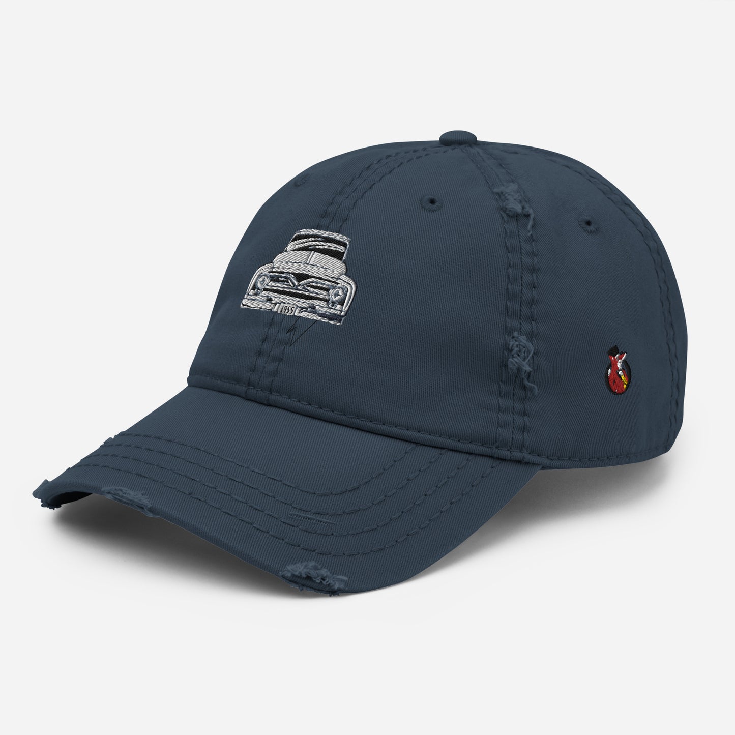 Snooty Fox Art Distressed Dad Hat - f-100