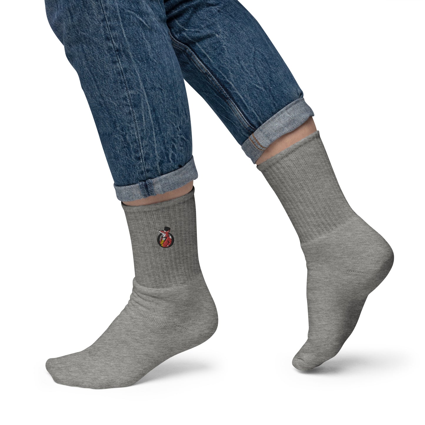 Snooty Fox Art Embroidered Socks - Snooty Fox Art Logo