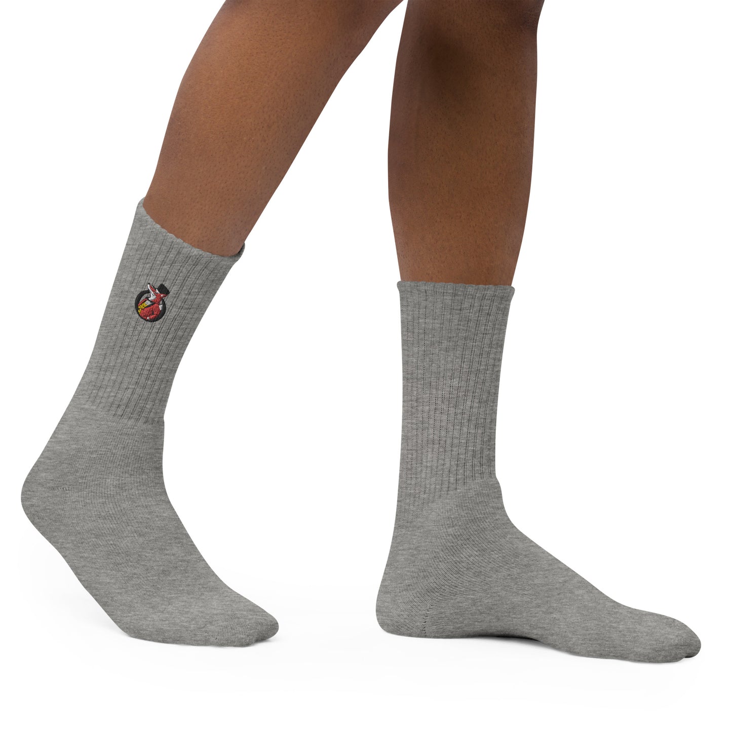 Snooty Fox Art Embroidered Socks - Snooty Fox Art Logo