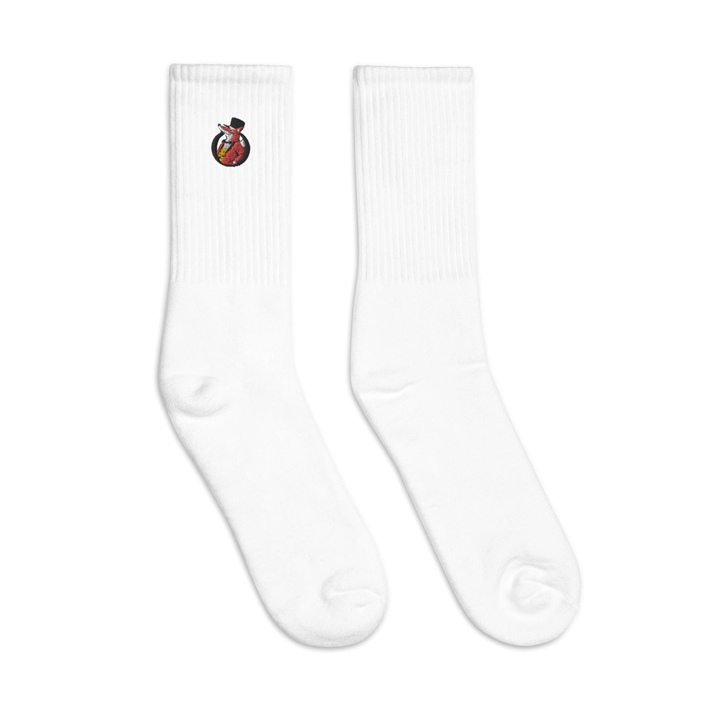 Snooty Fox Art Embroidered Socks - Snooty Fox Art Logo