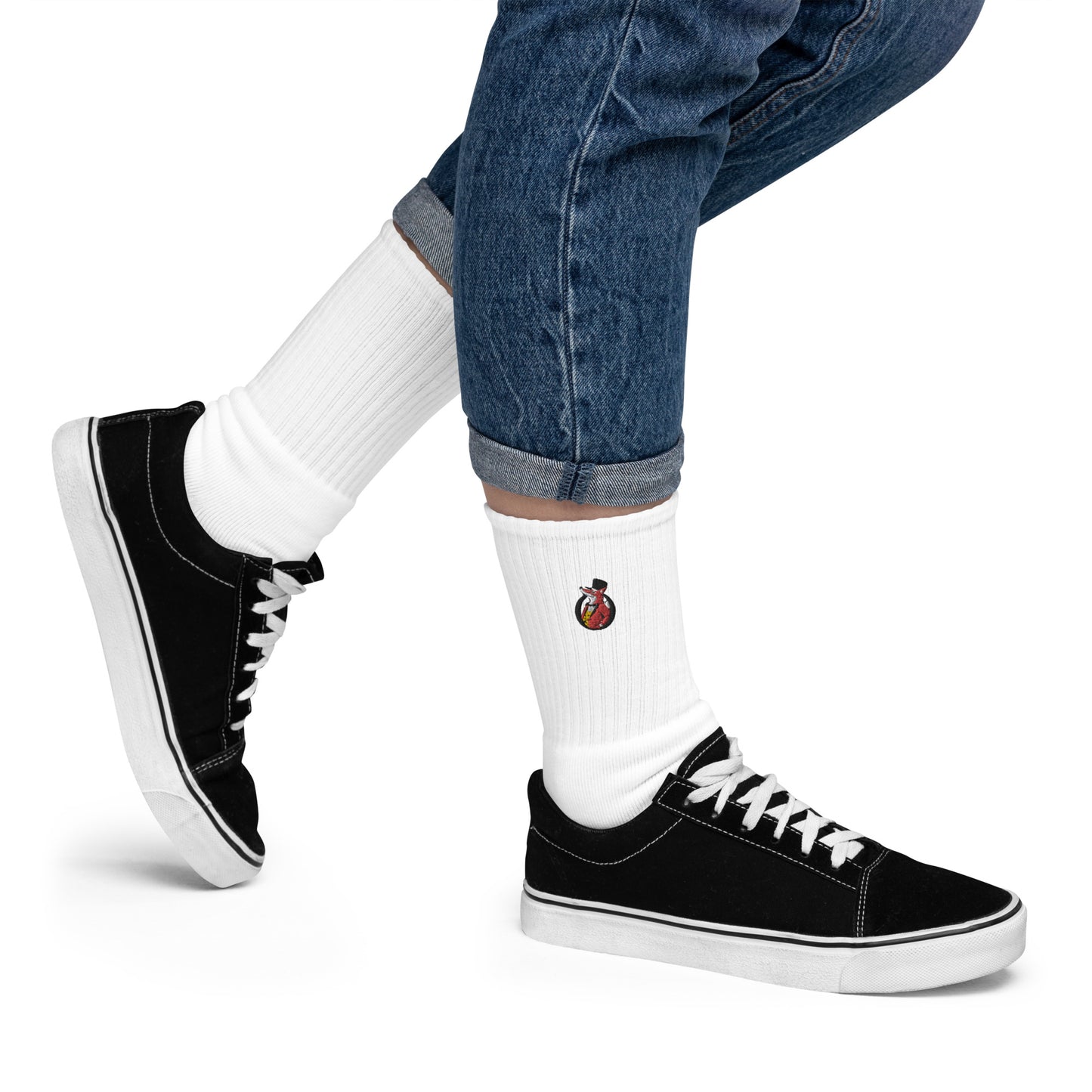 Snooty Fox Art Embroidered Socks - Snooty Fox Art Logo