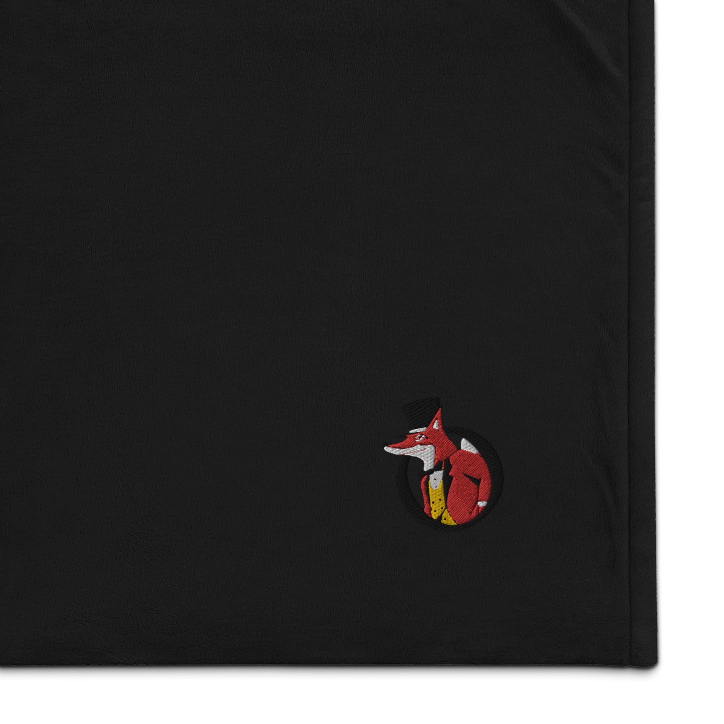 Snooty Fox Art Premium Sherpa Blanket - Snooty Fox Art Logo