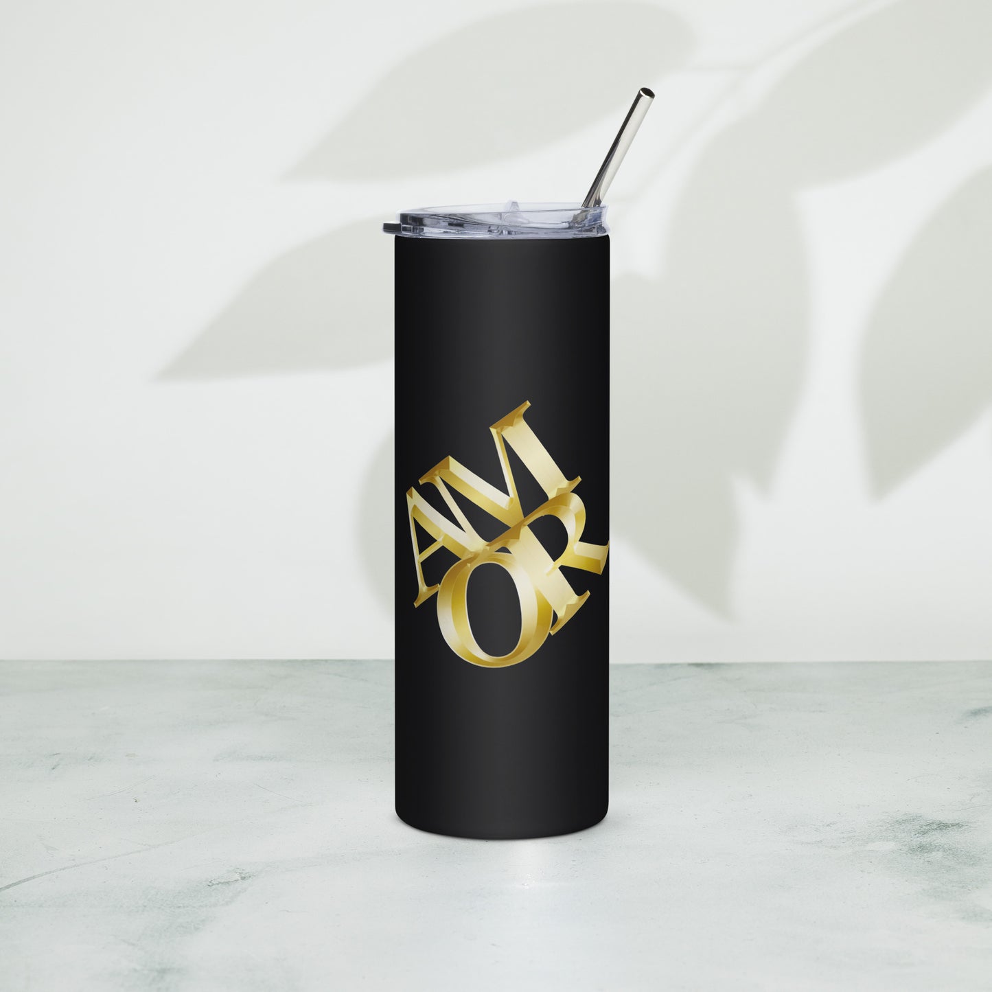 Snooty Fox Art Stainless Steel Tumbler - AMOR