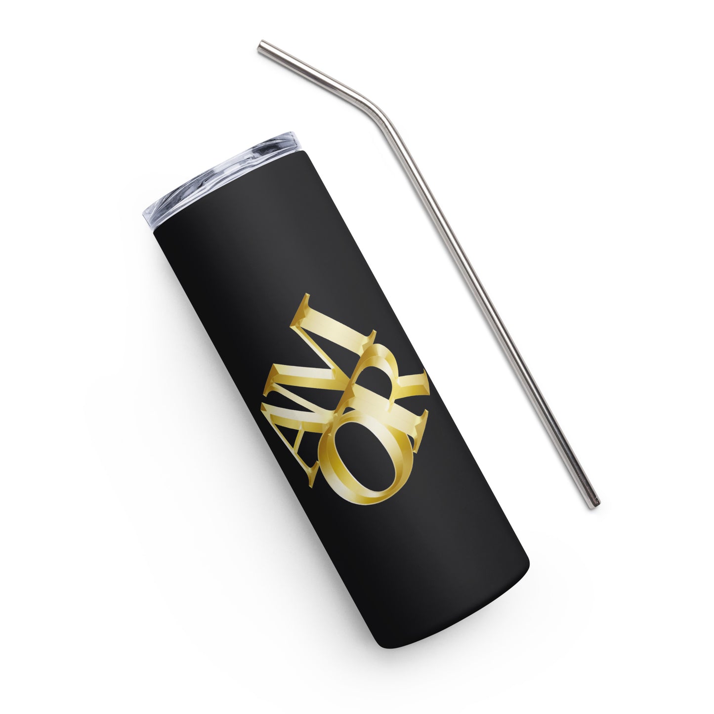 Snooty Fox Art Stainless Steel Tumbler - AMOR