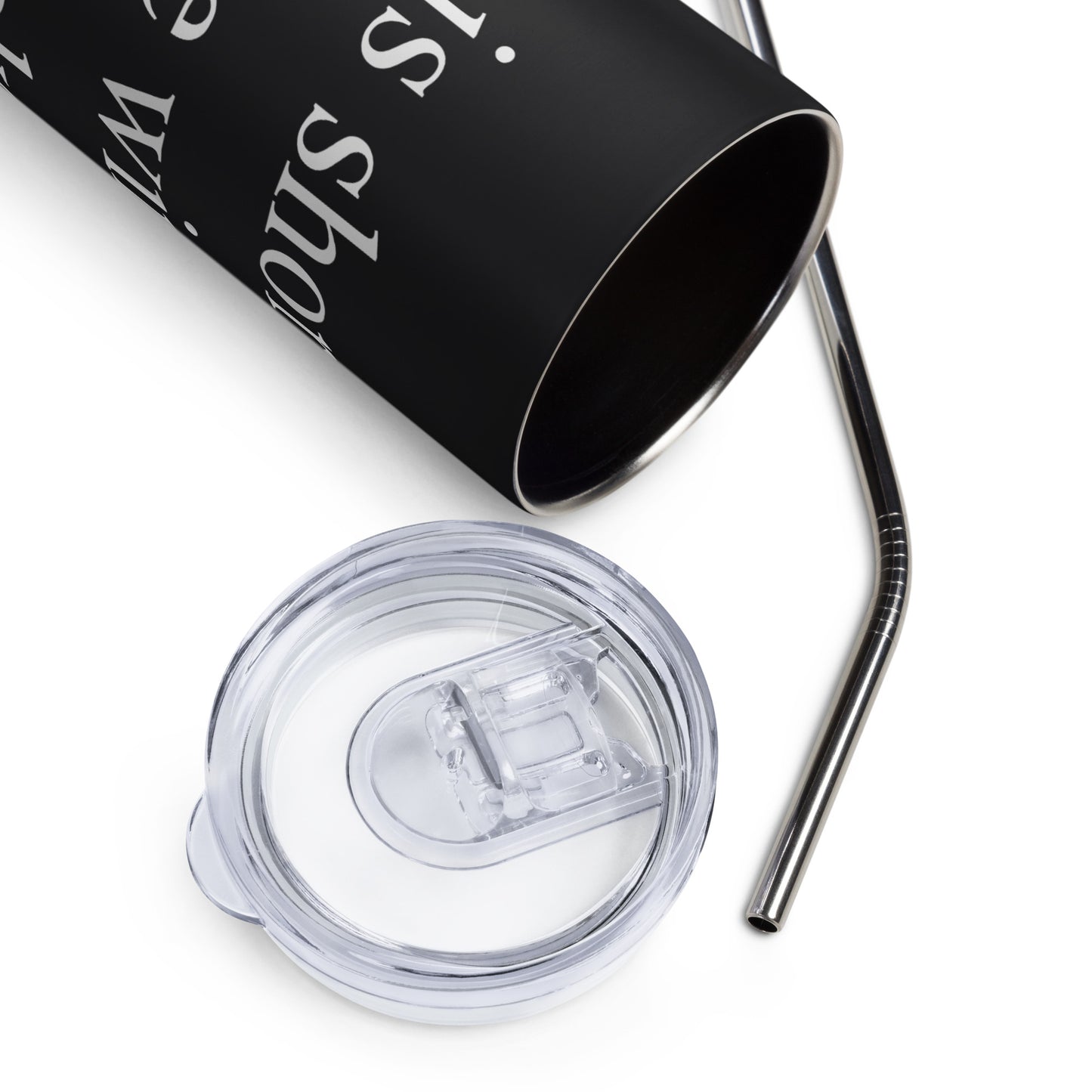 Snooty Fox Art Stainless Steel Tumbler - Life is short