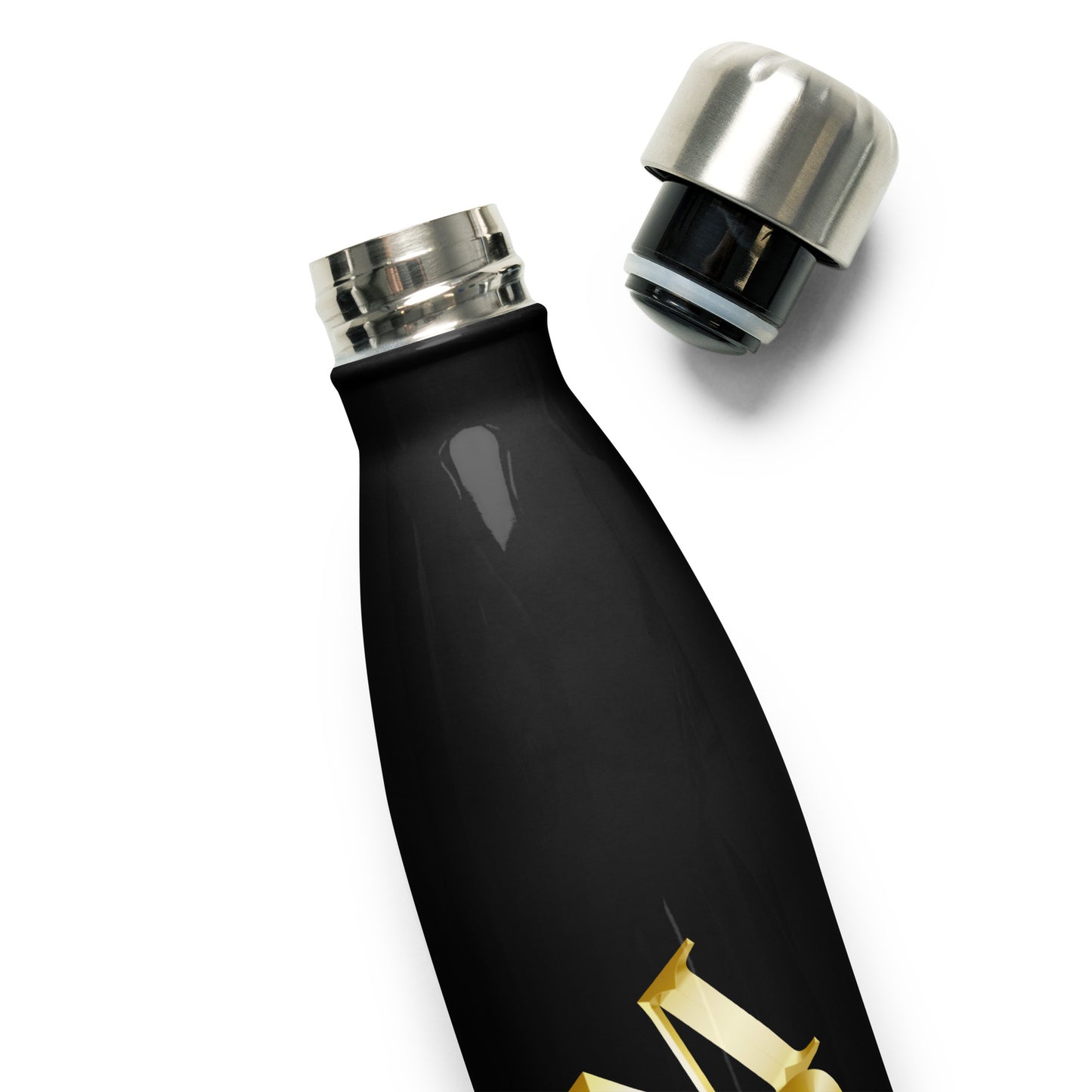 Snooty Fox Art Stainless Steel Water Bottle - AMOR