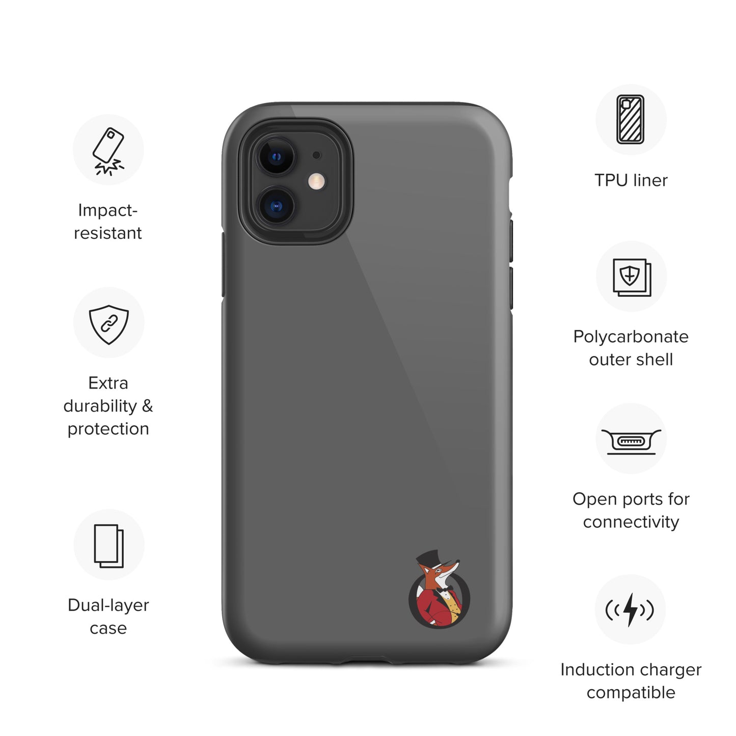 Snooty Fox Art Tough Case for iPhone® - Snooty Fox Art Logo