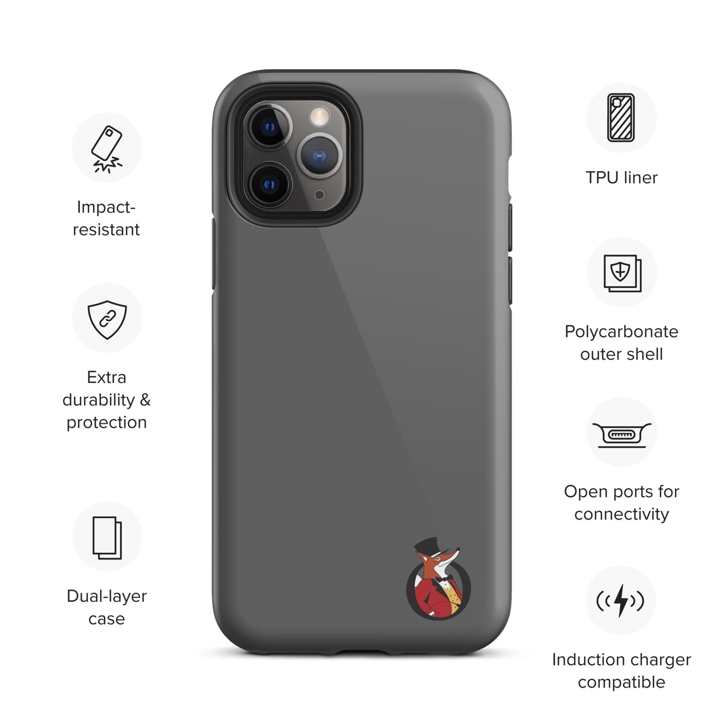Snooty Fox Art Tough Case for iPhone® - Snooty Fox Art Logo