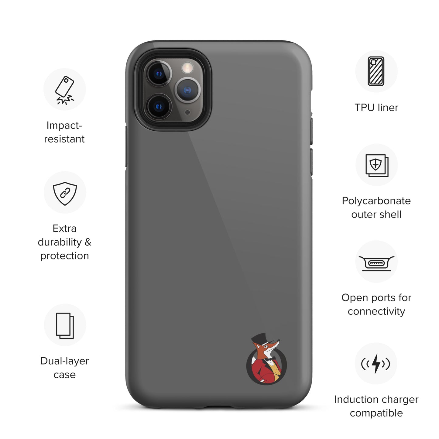 Snooty Fox Art Tough Case for iPhone® - Snooty Fox Art Logo