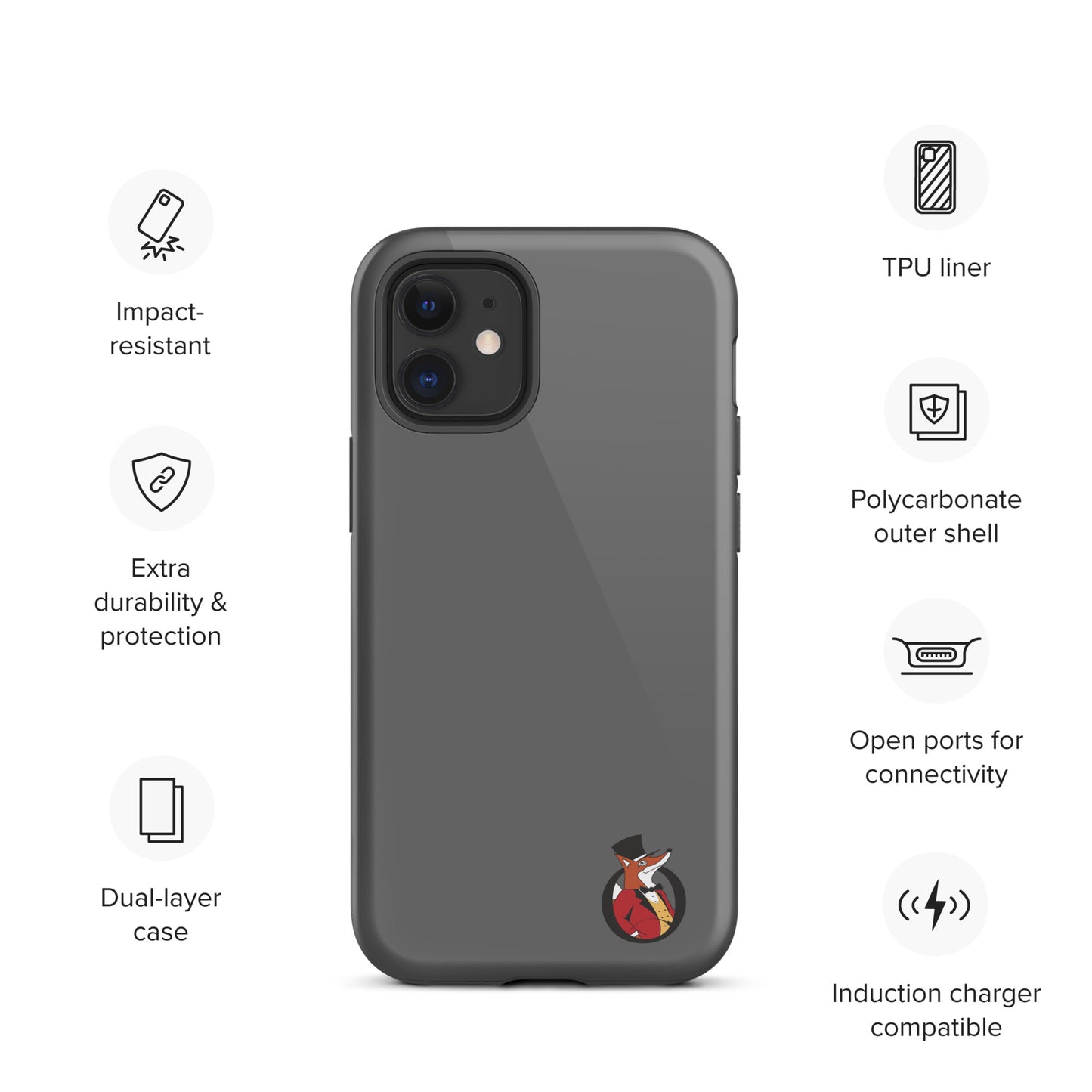 Snooty Fox Art Tough Case for iPhone® - Snooty Fox Art Logo