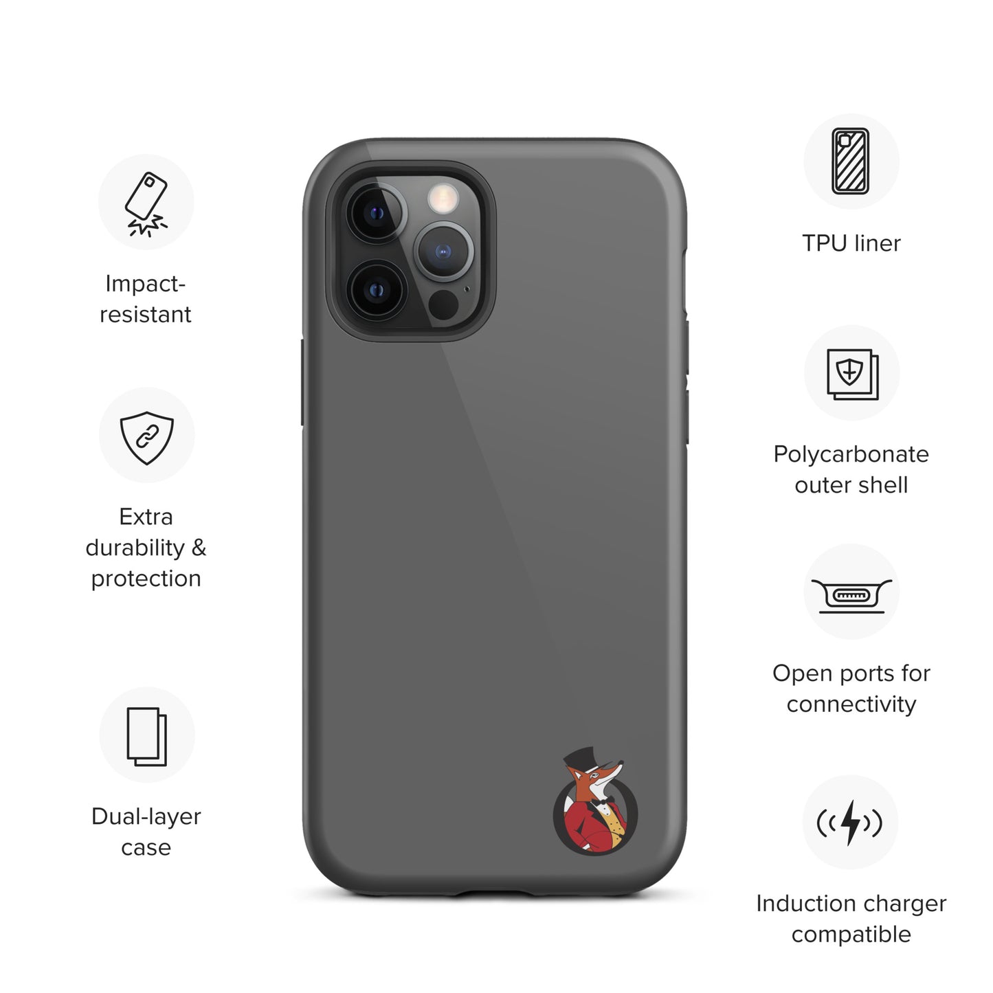 Snooty Fox Art Tough Case for iPhone® - Snooty Fox Art Logo