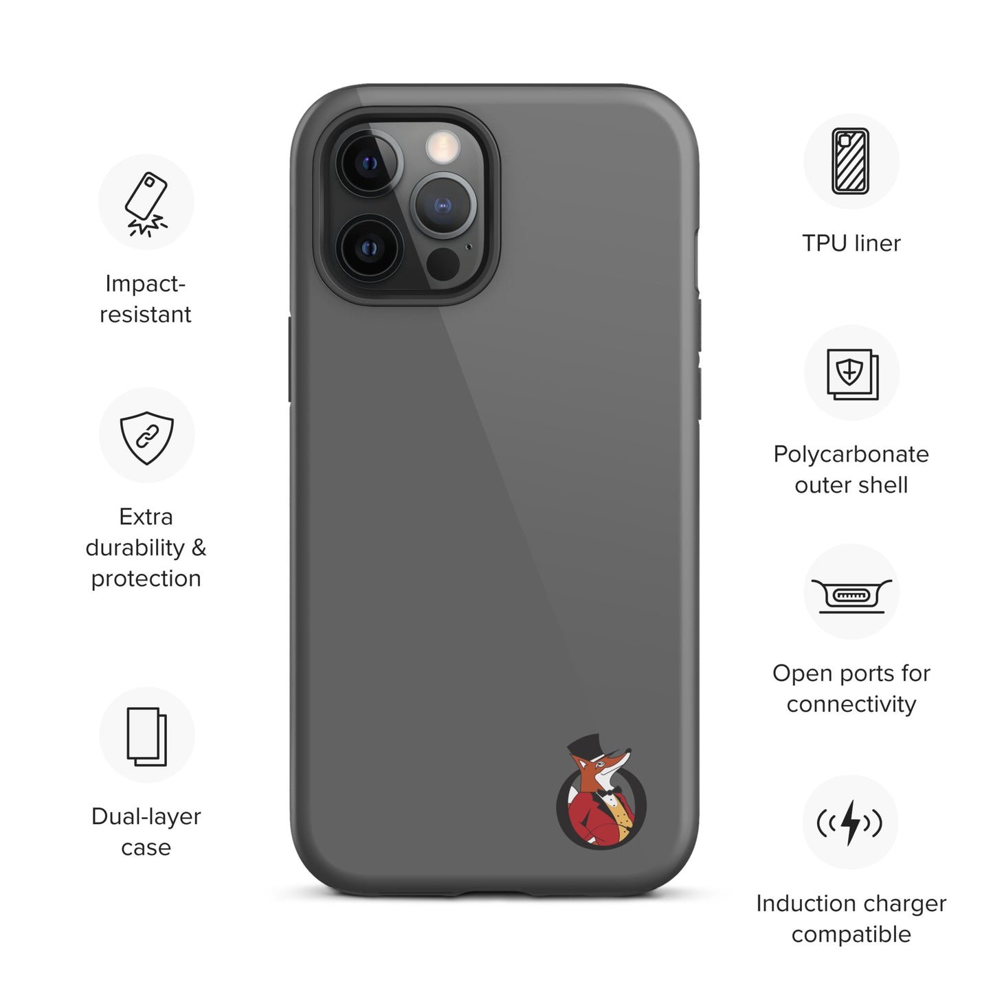 Snooty Fox Art Tough Case for iPhone® - Snooty Fox Art Logo