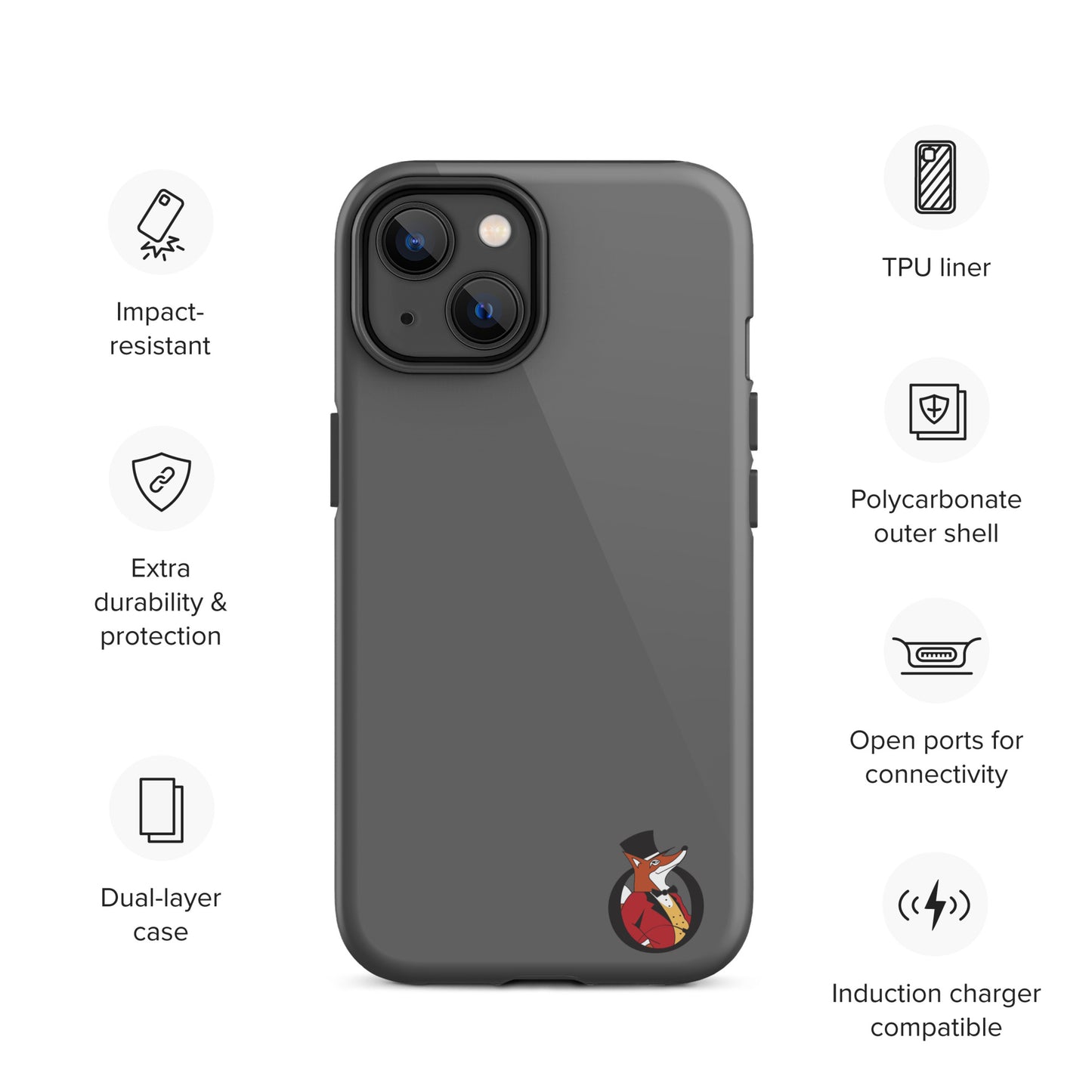 Snooty Fox Art Tough Case for iPhone® - Snooty Fox Art Logo
