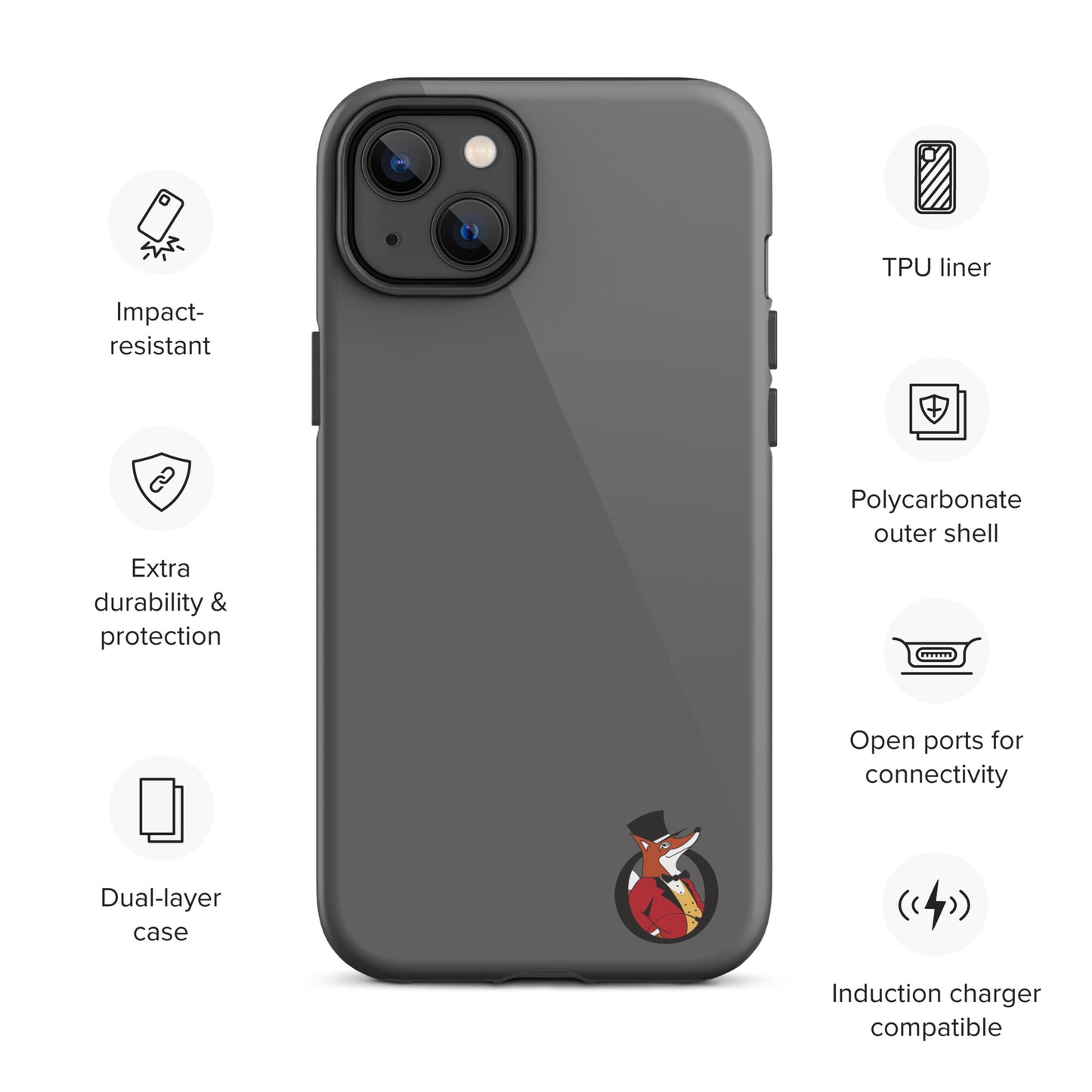 Snooty Fox Art Tough Case for iPhone® - Snooty Fox Art Logo