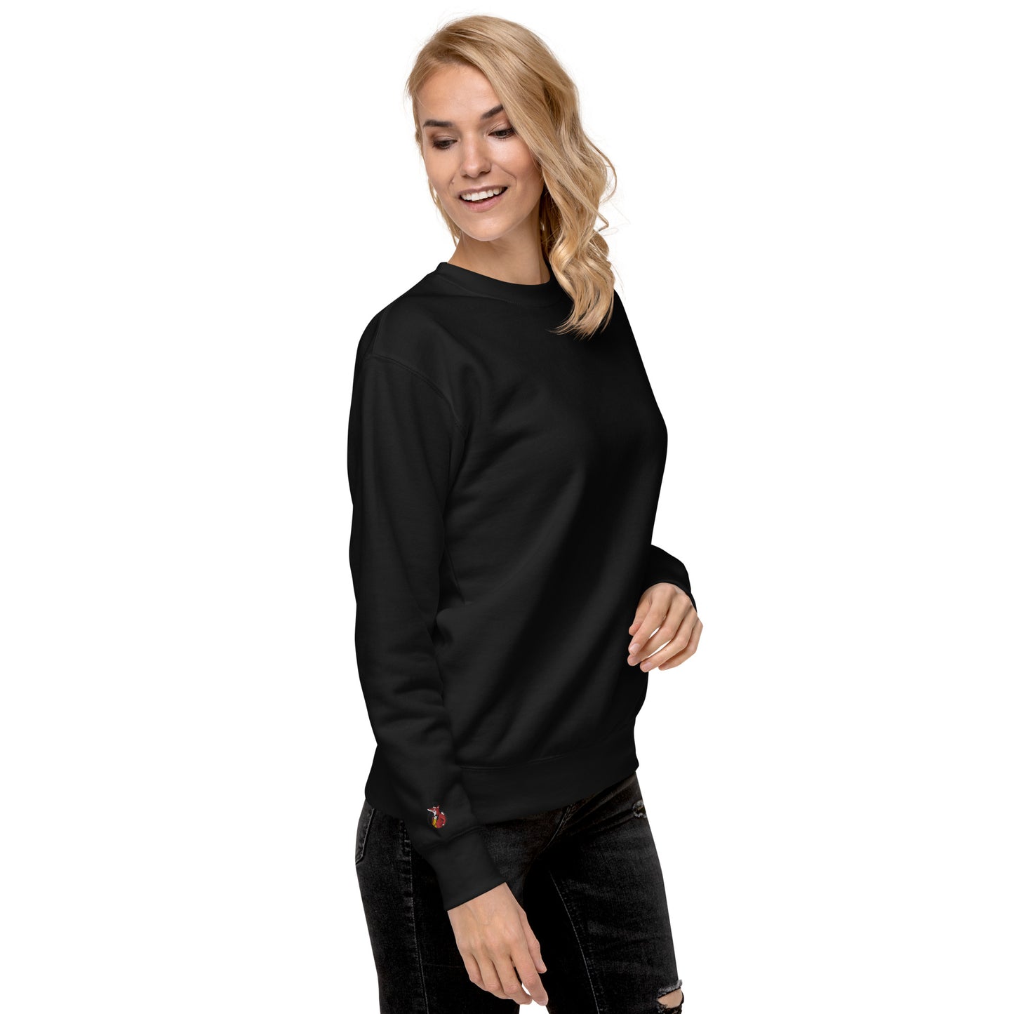 Snooty Fox Art Unisex Premium Sweatshirt - Snooty Fox Art Logo
