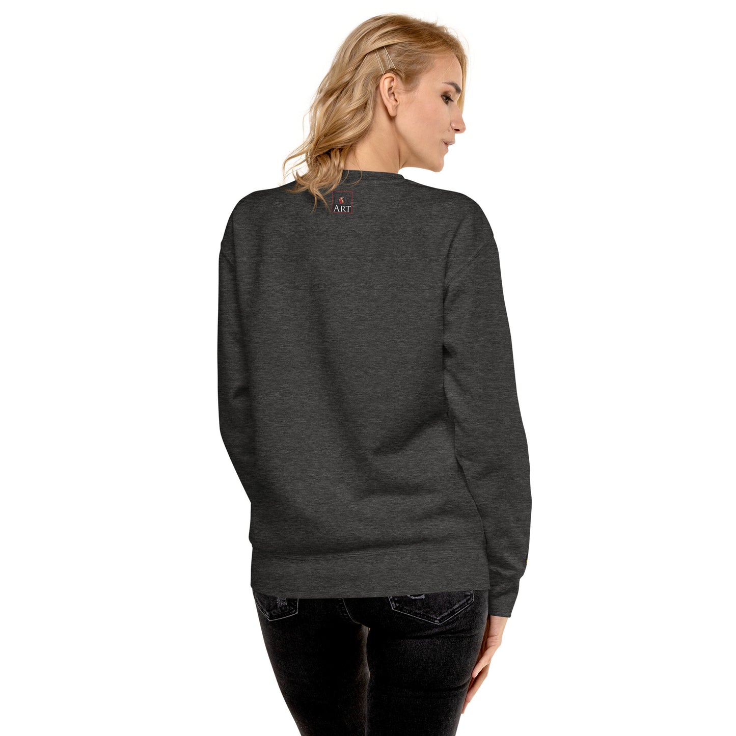 Snooty Fox Art Unisex Premium Sweatshirt - Snooty Fox Art Logo