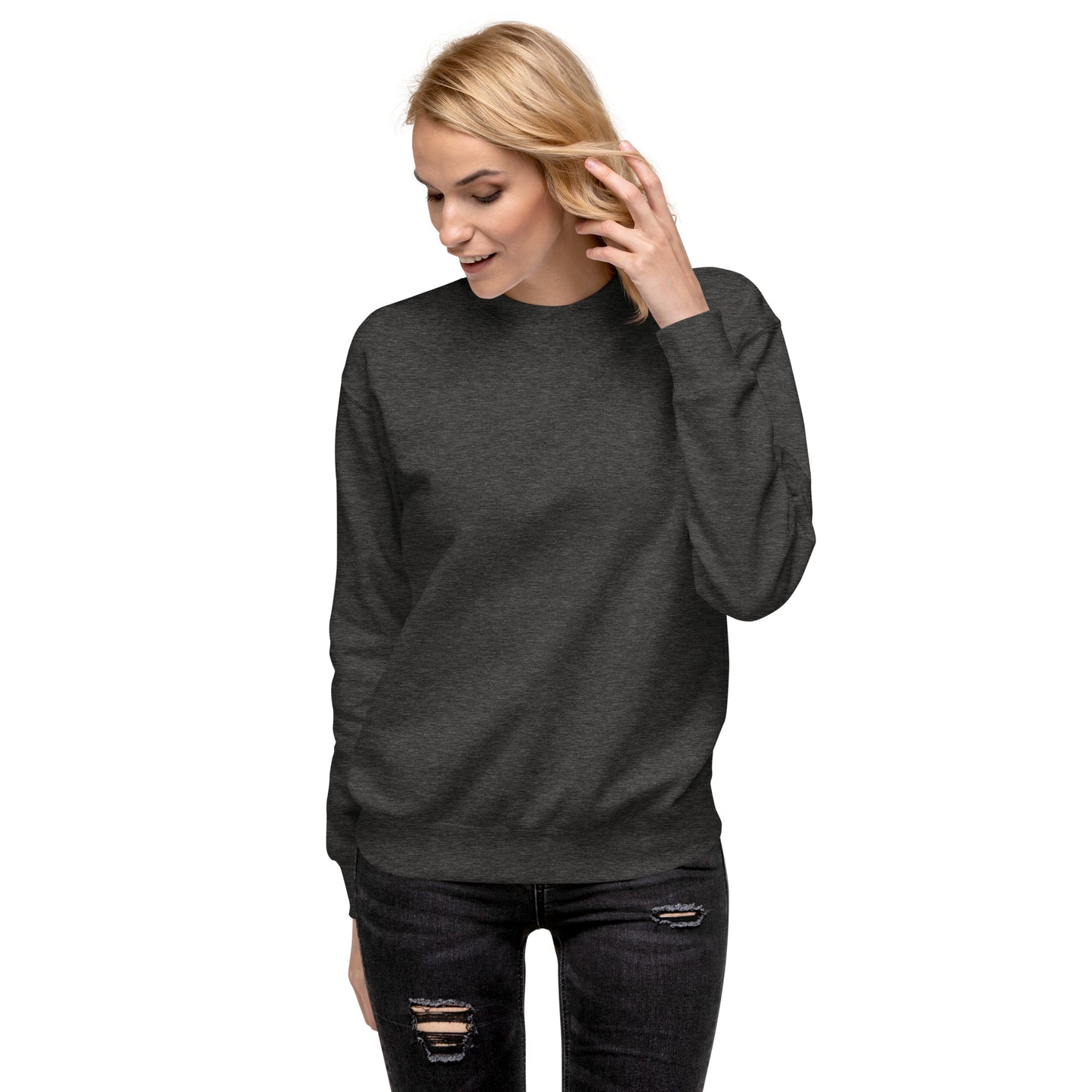 Snooty Fox Art Unisex Premium Sweatshirt - Snooty Fox Art Logo