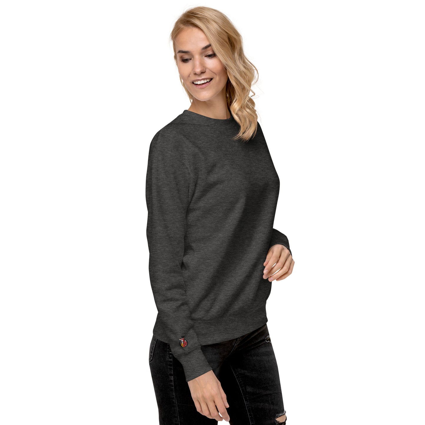 Snooty Fox Art Unisex Premium Sweatshirt - Snooty Fox Art Logo