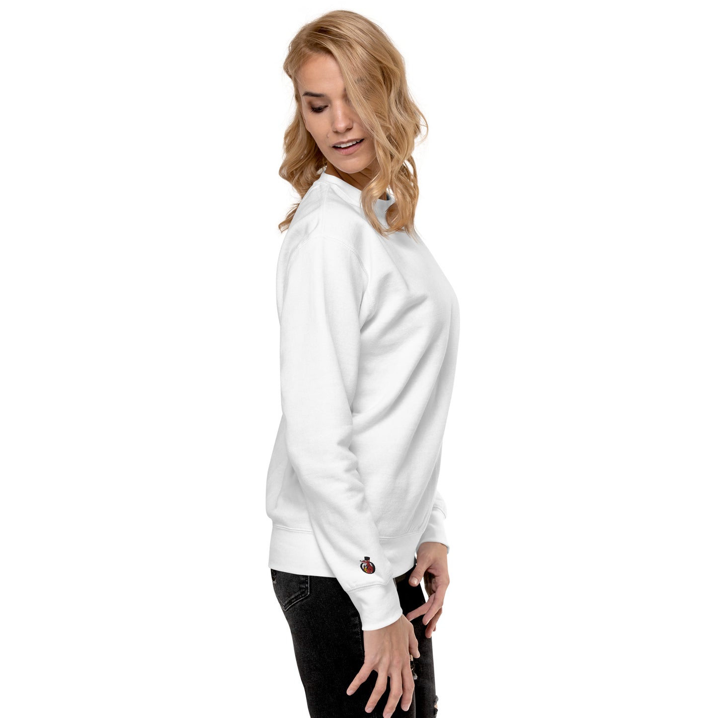 Snooty Fox Art Unisex Premium Sweatshirt - Snooty Fox Art Logo