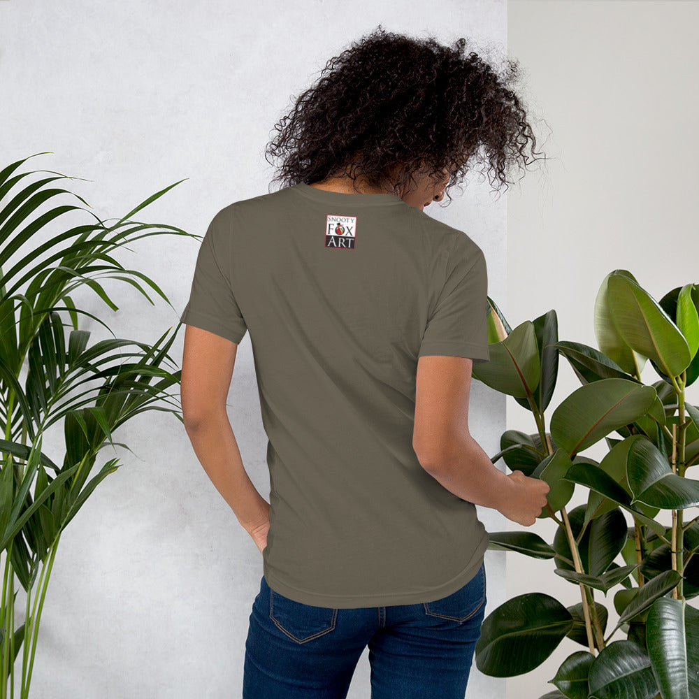 Snooty Fox Art Unisex T-Shirt - Make Yourself Great