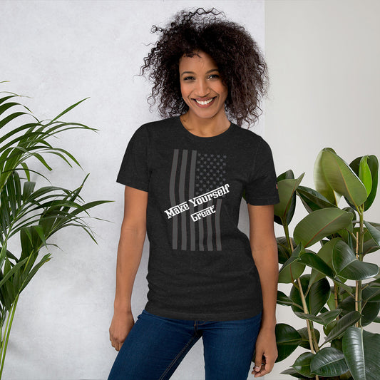 Snooty Fox Art Unisex T-Shirt - Make Yourself Great