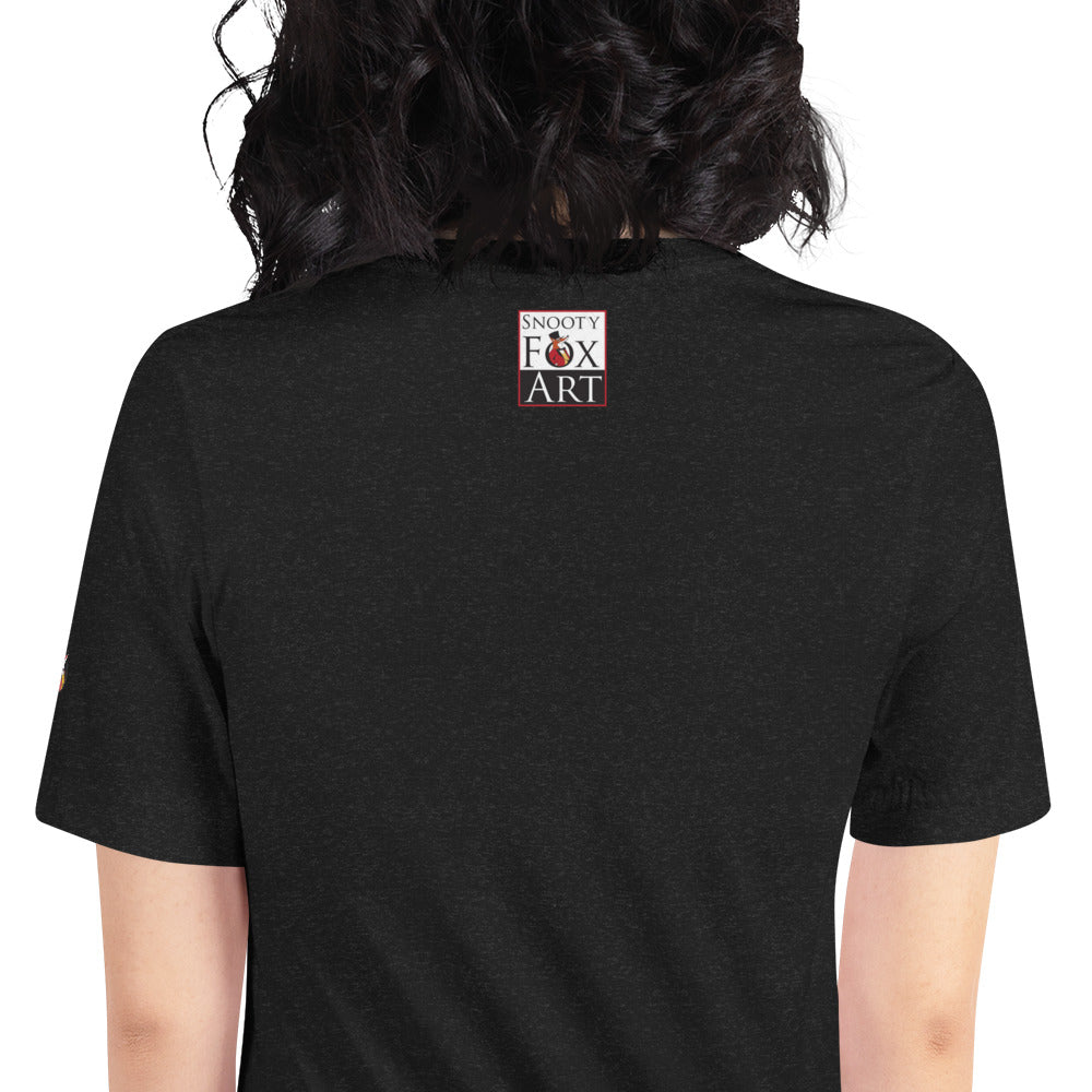 Snooty Fox Art Unisex T-Shirt - Bonjour